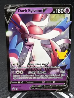 2019-2023 Pokemon SWSH Black Star Promos Dark Sylveon V #SWSH134 - Image 1