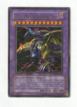 Five Headed Dragon Holo Limited Edition SD09-ENSS1 LP - Image 1