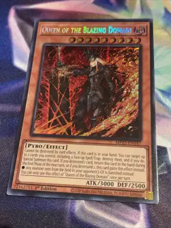 Yu-Gi-Oh! TCG Queen of the Blazing Domain MP25-EN147 Prismatic Secret Rare NM/M - Image 2