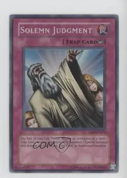 Solemn Judgment YuGiOh Dark Beginning 2 #DB2-EN073 2005 - Image 1