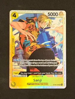 One Piece TCG | Sanji SR ST29-004 Foil Egghead Starter Deck NM - Image 1