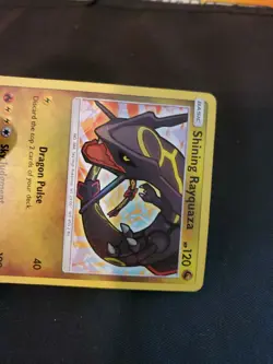 Shining Rayquaza 56/73 Shining Legends Holo NM Pokemon Tcg Card See Pics - Image 4