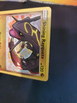 Shining Rayquaza 56/73 Shining Legends Holo NM Pokemon Tcg Card See Pics - Image 5
