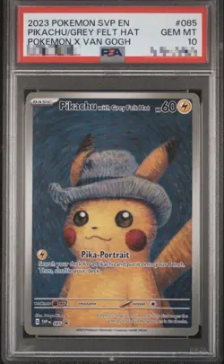 Pikachu with Grey Felt Hat 085 Sv: Scarlet & Violet Promo Cards Regular - Image 1
