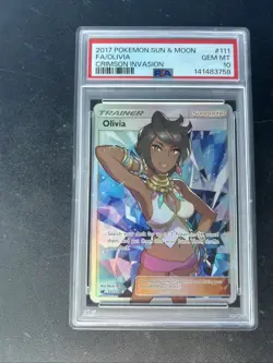 Pokemon TCG Olivia Crimson Invasion Full Art Ultra Rare Trainer Card 111/111 - Image 1