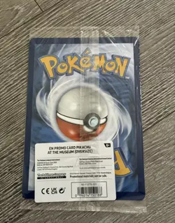 Pikachu at the Museum Jumbo Promo Card - Brand new and sealed. - Image 2