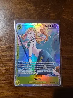 Nami EB03-053 SR Foil English One Piece TCG Card Near Mint - Image 1