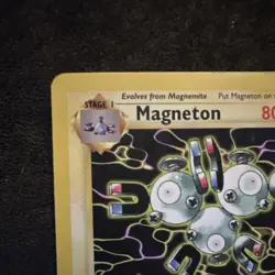 Pokemon TCG Magneton Fossil Card 26/62 Unlimited Non-Holo Rare, LP Condition - Image 3