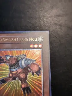 Yu-Gi-Oh! ULTIMATE RARE CARD NEO-SPACIAN GRAND MOLE STON-EN005 EURO PRINT LP - Image 4