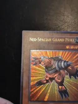 Yu-Gi-Oh! ULTIMATE RARE CARD NEO-SPACIAN GRAND MOLE STON-EN005 EURO PRINT LP - Image 5