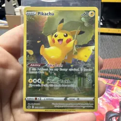 Pikachu GG30/GG70 Crown Zenith: Galarian Gallery Holo Card NM - Image 1