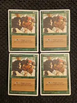 4X Pradesh Gypsie$ Mtg 4th Edition NM/LP 🔮 Magic the Gathering 🔮 - Image 1