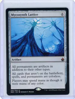 MTG Mycosynth Lattice 241/254 the List Reprints, Near Mint Condition - Image 1