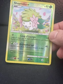 Shaymin 38/127 Holo reverse holo Platine carte Pokemon FR - Image 3