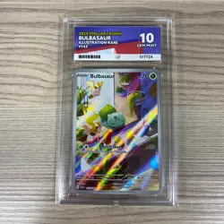 Squirtle Bulbasaur Abbildung Selten Graded 10 Edelstein Mint Pokemon TCG Karten - Image 5