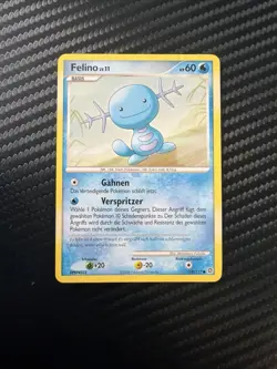 Pokemon TCG Wooper D&P Secret Wonders 118/132 Common Felino Lv 11 - Image 1