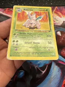Carte Pokemon set De Base Wizards Nidorino 37/102 Edition 2 Unlilited Francais - Image 5