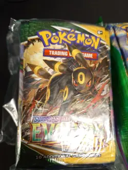 571 x Empty Pokemon Packs Fusion Strike, Evolving Skies, Brilliant Stars - Image 1