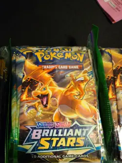 571 x Empty Pokemon Packs Fusion Strike, Evolving Skies, Brilliant Stars - Image 2