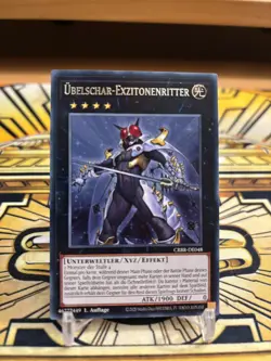 Yugioh Ubelschar Exzitonenritter Rare CRBR-DE048 - Image 1