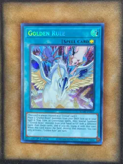 Yugioh Golden Rule BLMR-EN035 Secret Rare 1st Ed NM - Image 1
