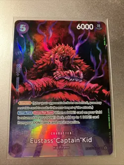 One Piece TCG Eustass "Captain"Kid Alt Art SP OP05-074 SR English 500 Years - Image 1