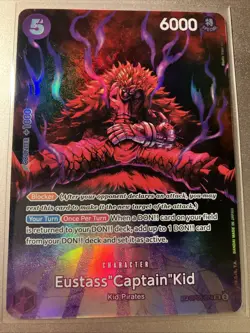 One Piece TCG Eustass "Captain"Kid Alt Art SP OP05-074 SR English 500 Years - Image 2