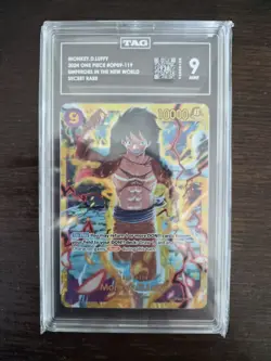 Monkey D. Luffy - 2024 One Piece JPN. Emperors in New World OP09-119 SEC Tag 9 - Image 1