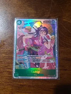 Tashigi EB03-018 SR Foil English One Piece TCG Near Mint - Image 1