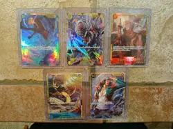 One Piece TCG Japanese SEC Lot ×5 Secret Rares - Image 1