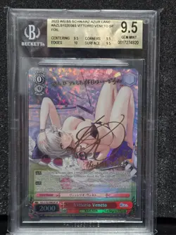Weiss Schwarz AZLS102E083 Vittorio Veneto Gold SP BGS 9.5 Azure Lane - Image 1