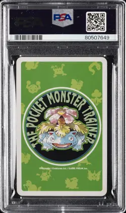 1996 POKEMON GREEN VERSION PLAYING CARDS 4 OF CLUBS #006 CHARIZARD PSA 10 - Image 2