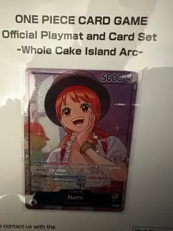 One Piece Official Playmat & Card Set Whole Cake Island Nami ENGLISH SEALED - Image 2