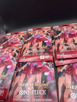 One Piece Card Game EB-03 Heroines Sleeved Booster Packs Lot of 10 Sealed - Image 5