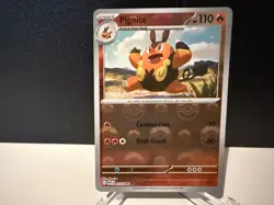 Pignite 012 2025 Pokemon S&V White Flare Poke Ball Holo Card NM+ - Image 1