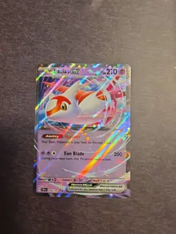 Pokemon TCG Surging Sparks Latias EX Double Rare Holo Card 076/191 NM Condition - Image 1