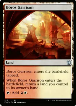 X 1 Boros Garrison NM-M ZNC 122 MTG Magic The Gathering - Image 1