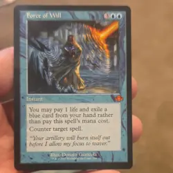 Force of Will 2023 Regular Blue Instant Wizards Donato Giancola English - Image 1