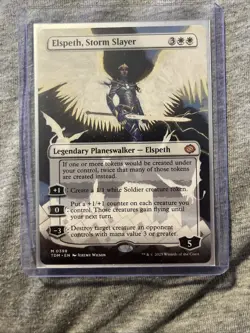 Elspeth, Storm Slayer (Borderless) Tarkir: Dragonstorm - Non-foil - Near Mint - Image 1