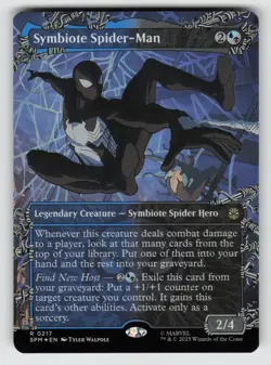 Symbiote Spider-Man (Borderless)*Foil* SPM 217 NM - Image 1