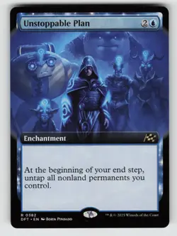 Unstoppable Plan (Extended Art) *Non-Foil* DFT 382 NM - Image 1