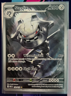 Steelix 150/132 Mega Evolution Illustration Rare Pokemon NM - Image 1