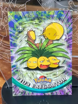 Exeggutor #103 Pokemon Topps 1999/2000 TV Animation Blue Logo Series 1 - Image 1