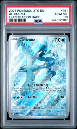 PSA 10 Articuno 161/159 Pokemon Journey Together Illustration Rare - Image 1