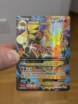 Pokemon XY M Camerupt EX Alternate Art Black Star Promos XY198a LP - Image 1