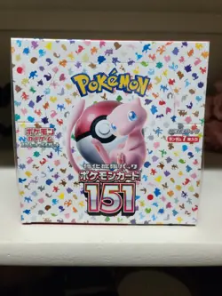 Pokemon 151 Japanese Booster Box Factory Sealed US seller With Shrink READ - Image 1