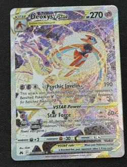 Deoxys VStar GG46/GG70 Crown Zenith Ultra Rare Holo Galarian Gallery Pokemon 🔥 - Image 1