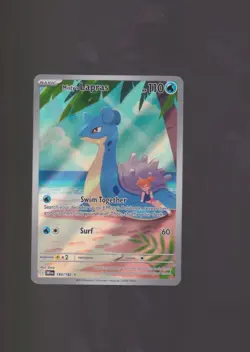 Pokemon TCG #194/182 Misty's Lapras Illustration Rare - Image 1