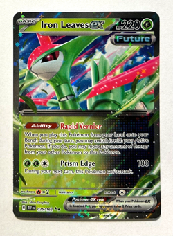 Pokemon Temporal Forces - IRON LEAVES EX - DOUBLE RARE - 025/162 - NM/M - Image 1