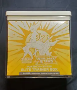 Pokemon TCG Sword & Shield Brilliant Stars *Pokemon Center* Elite Trainer Box - Image 1